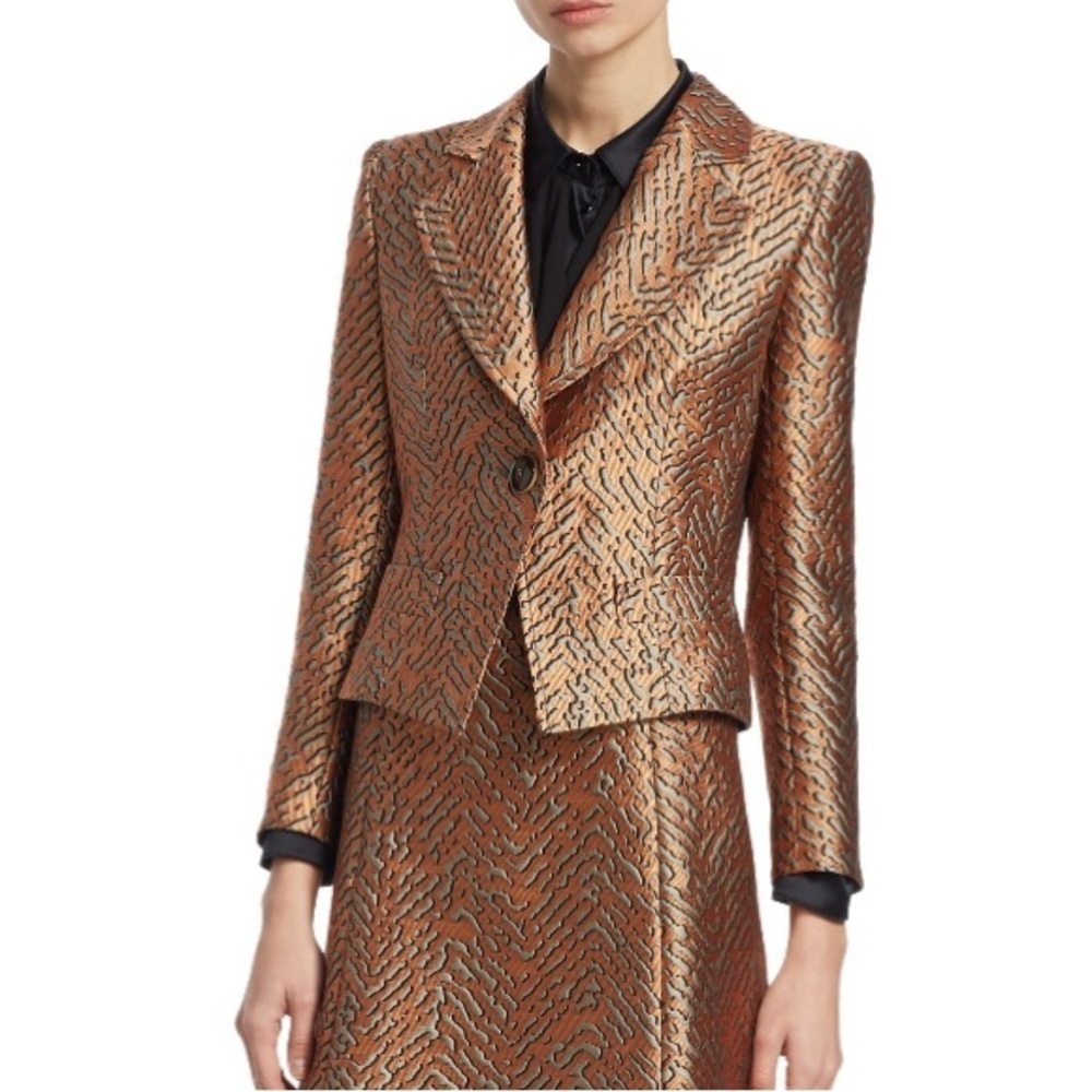 EMPORIO ARMANI • Animal Jacquard Jacket - Picture 4 of 14